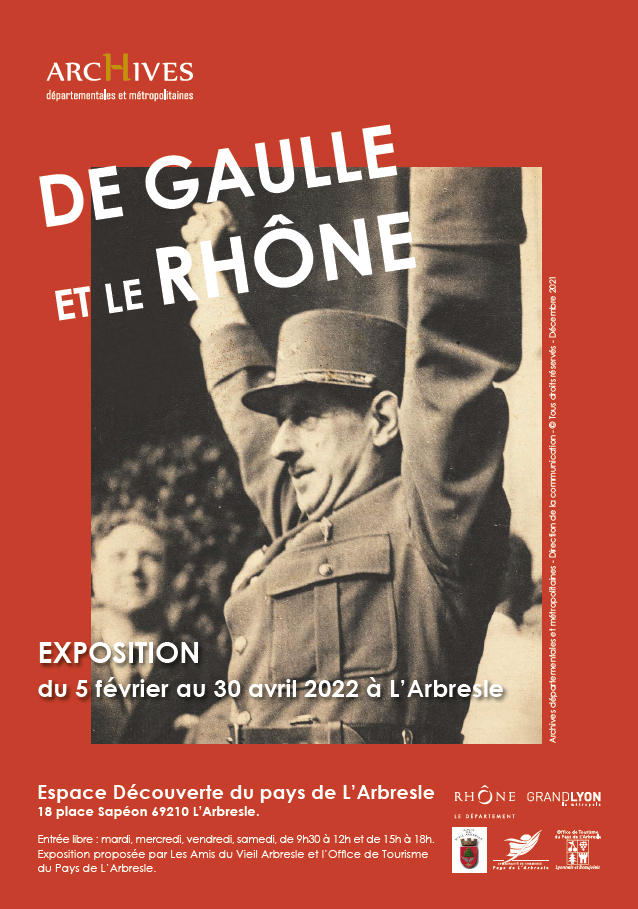 Exposition "De Gaulle et le Rhône"